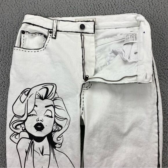 Abercrombie & Fitch Custom The Ankle Straight Ultra High Rise Jeans Size:30/10r - Picture 4 of 15